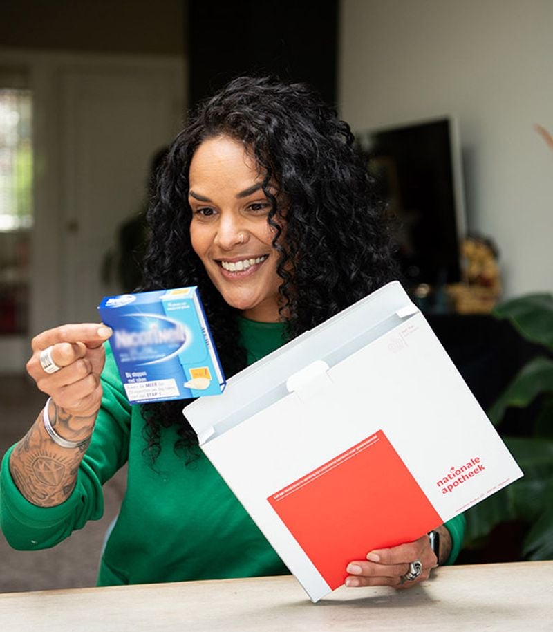 Stoppen met roken-middelen worden via Nationale Apotheek één keer per kalenderjaar volledig vergoed door je zorgverzekering.