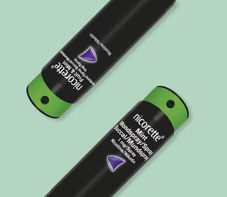 Een verpakking Nicorette mondspray bevat 150 verstuivingen met een dosering van 1 mg per verstuiving.