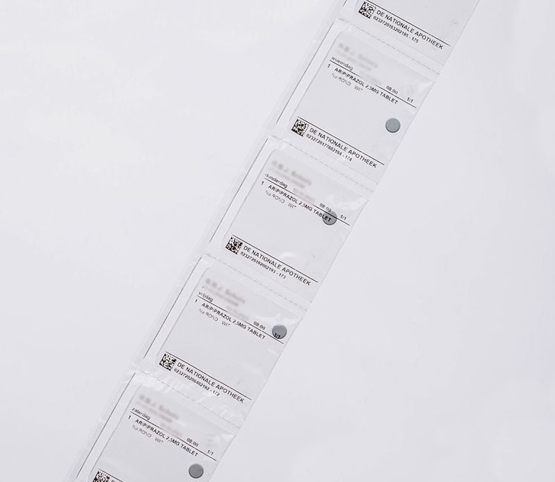 De baxterrol bevat alleen medicijnen in de vorm van een pil of capsule.