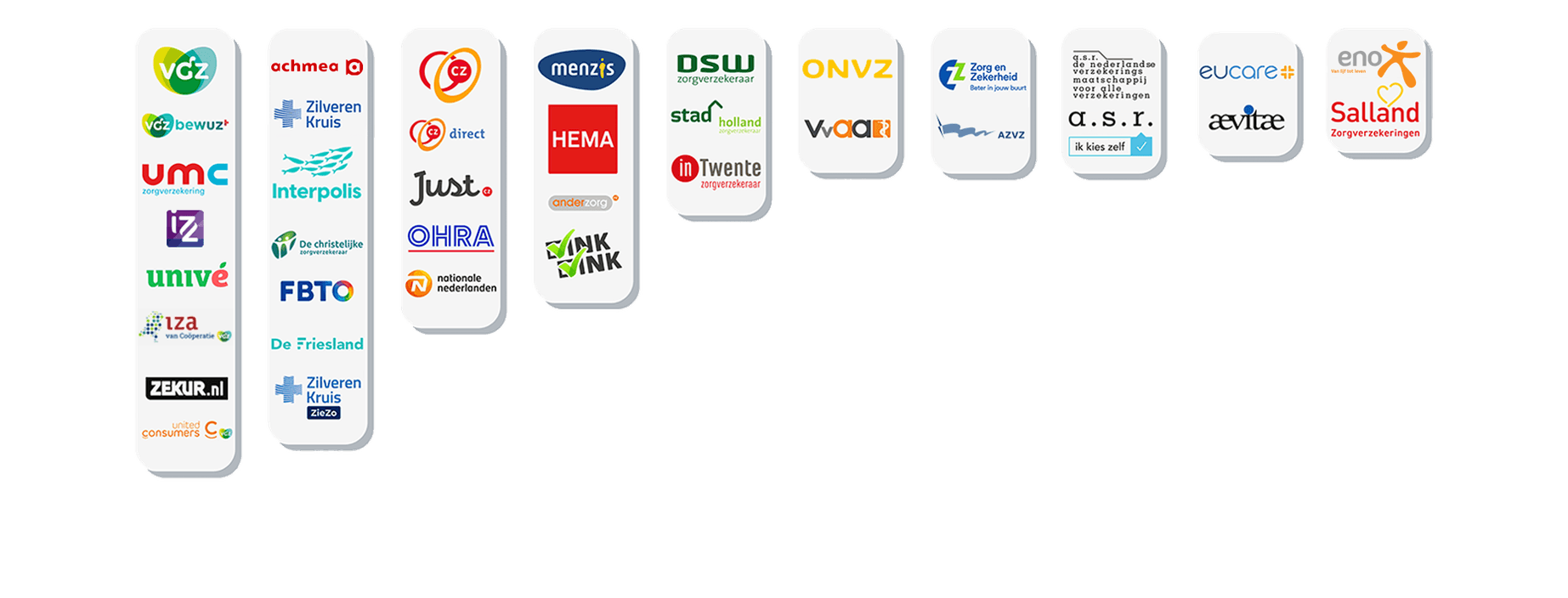 Nationale Apotheek werkt samen met alle zorgverzekeraars.