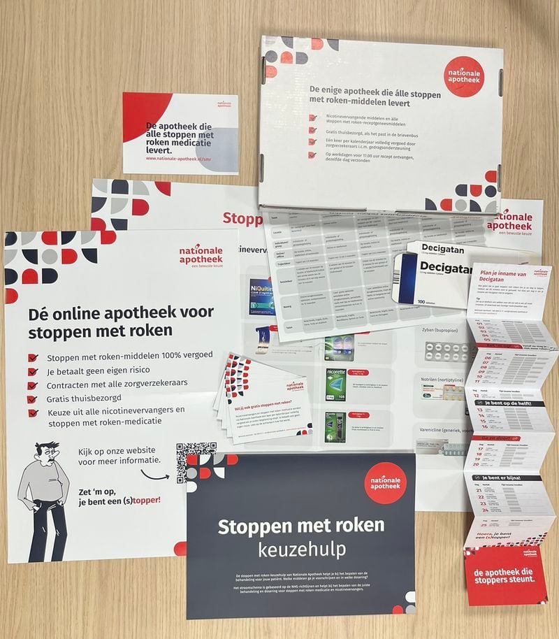 Om patiënten te stimuleren te stoppen met roken, hebben we een toolkit met ondersteunende materialen ontwikkeld.